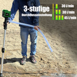 Mellif Akku Regenfasspumpe für Makita Akku 18V, grün