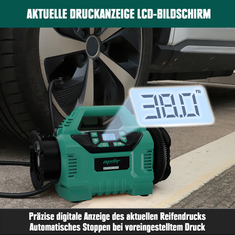 Mellif size compressor for Makita battery 18V (incl. battery)