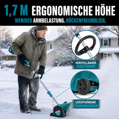 Mellif Cordless Snow Blower 18V *2 36V