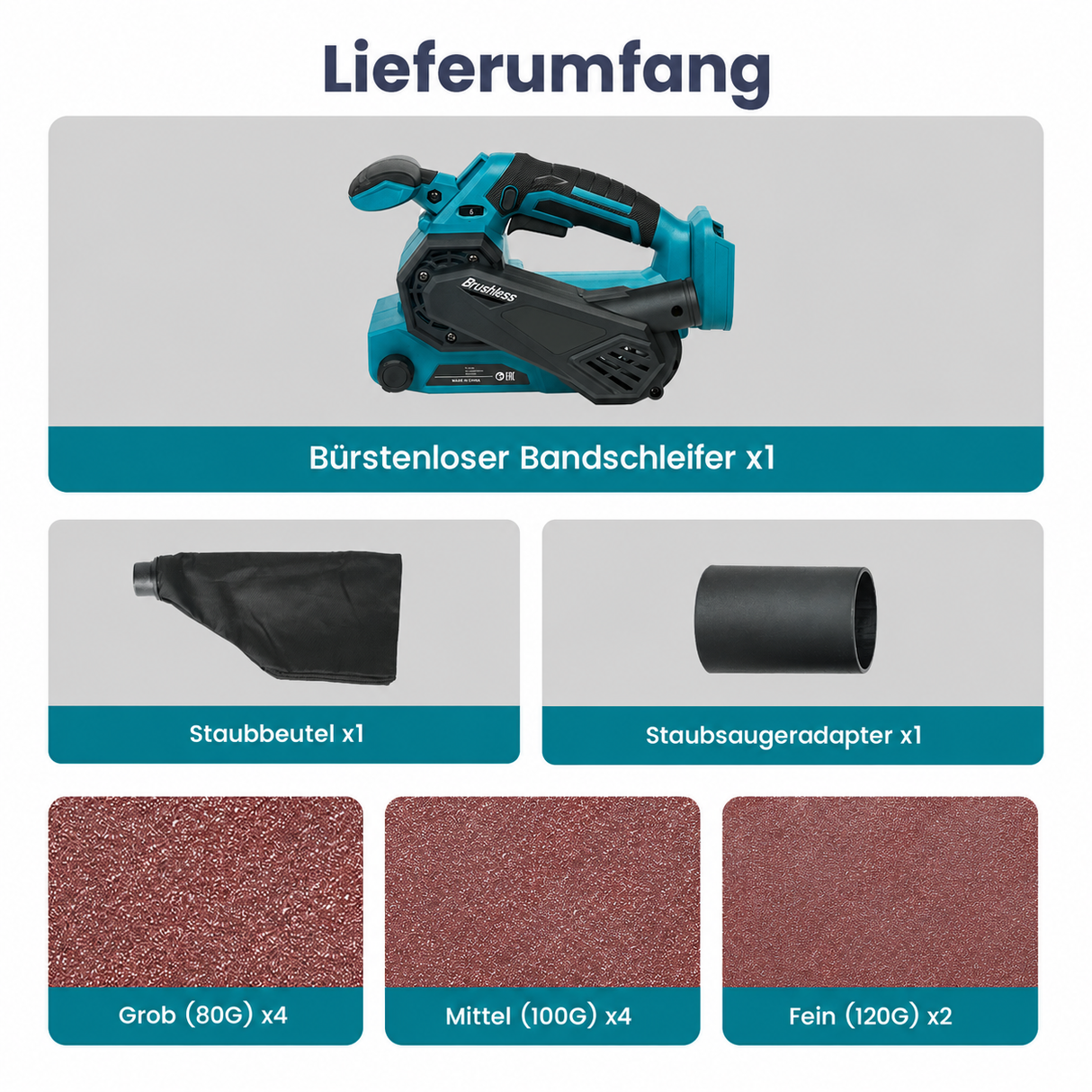 Mellif Cordless Belt Sander for Makita Battery 18V 