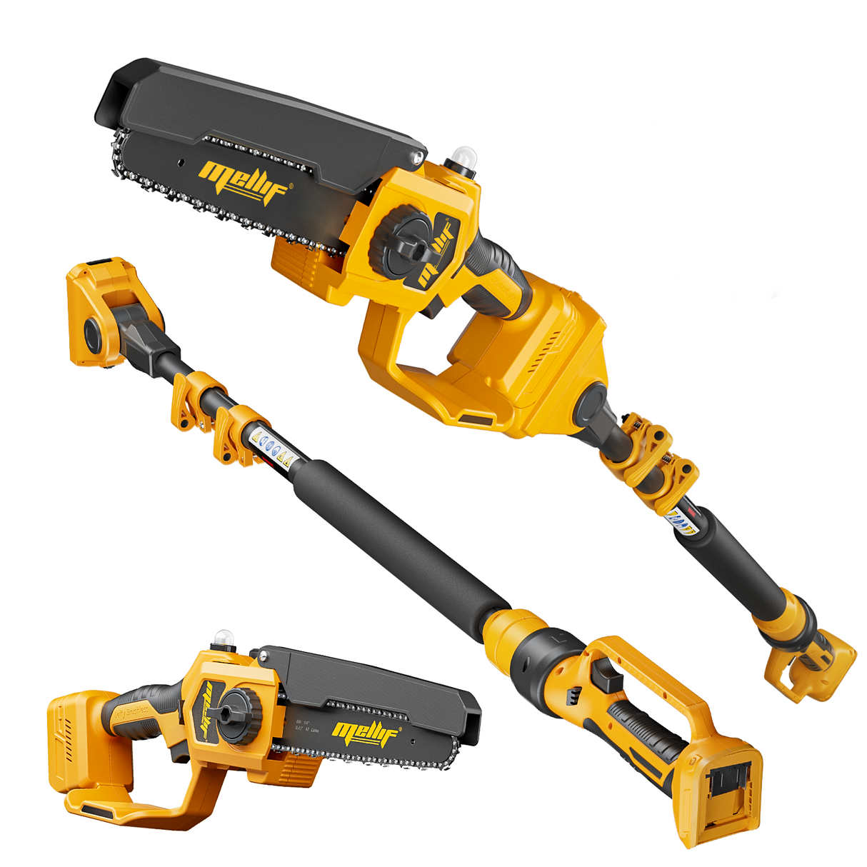 Mellif 2-in-1 Akku Hochentaster für Dewalt 20V (Ohne Akku)