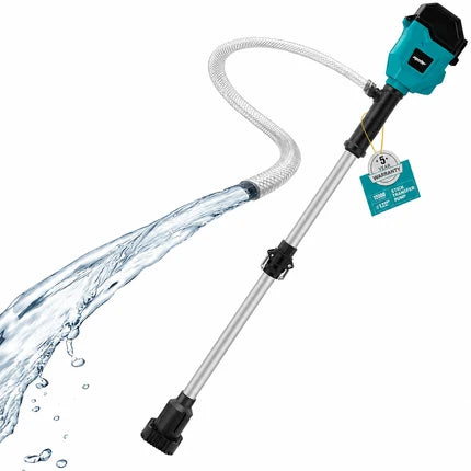 Mellif Akku Regenfasspumpe für Makita Akku 18V, Blau
